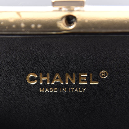 Chanel Plexiglass Strass N°5 Minaudiere Black Gold 6 of 10