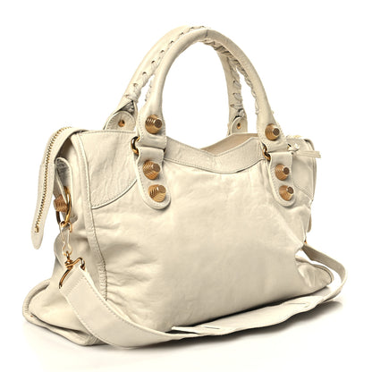 Balenciaga Agneau Giant 21 Gold Hardware City White Light 3 of 20