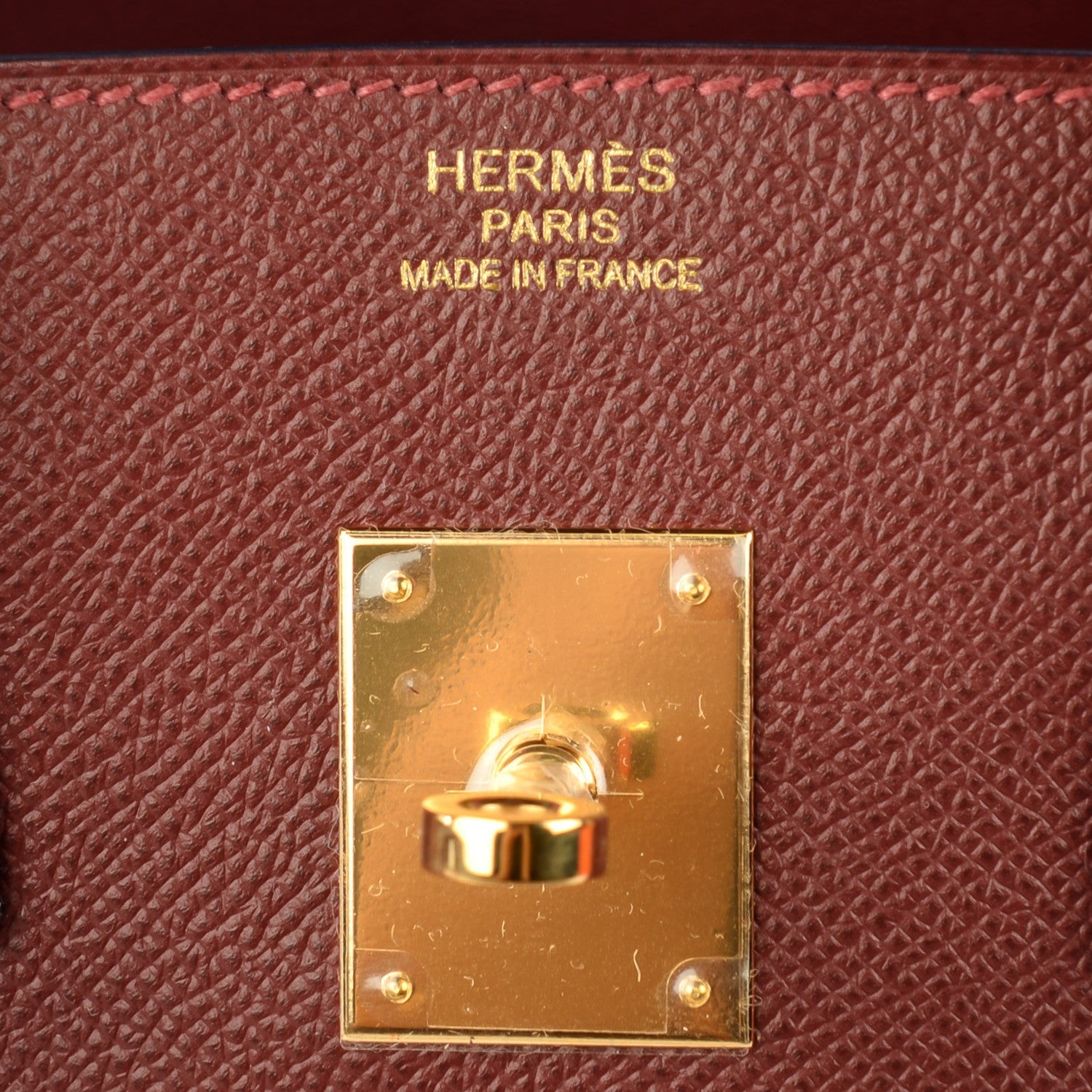 Hermes Epsom Contour Birkin 35 Rouge H Navy 8 of 27