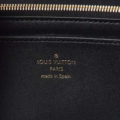 Louis Vuitton Monogram Flower Lock Long Wallet Black 6 of 6