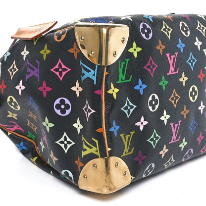 Louis Vuitton Monogram Multicolor Speedy 30 Black 7 of 9
