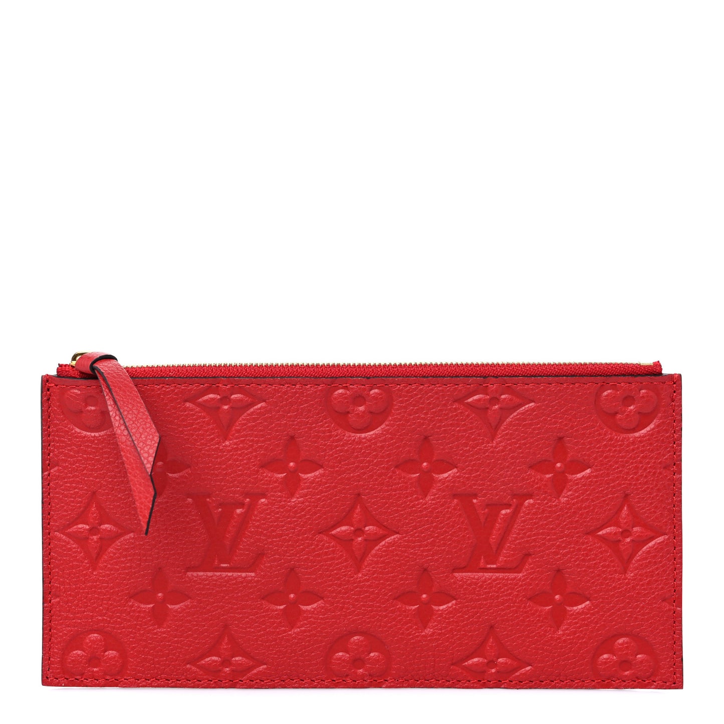 Empreinte Felicie Chain Wallet Zippered Insert Cherry