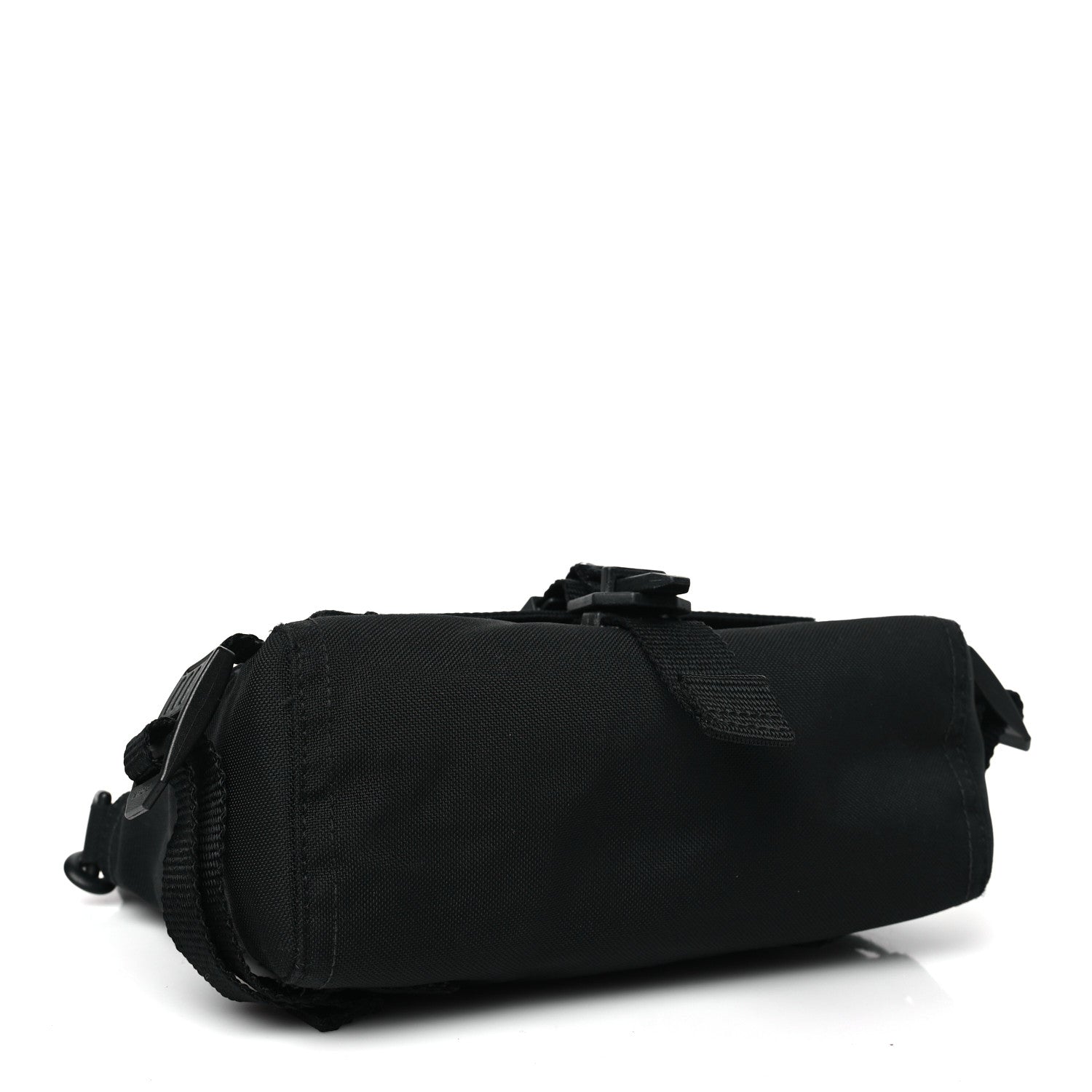 Balenciaga Nylon Logo Embroidered Army Messenger Bag Black 4 of 9