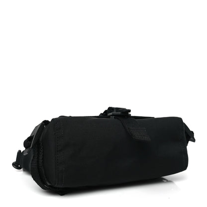 Balenciaga Nylon Logo Embroidered Army Messenger Bag Black 4 of 9