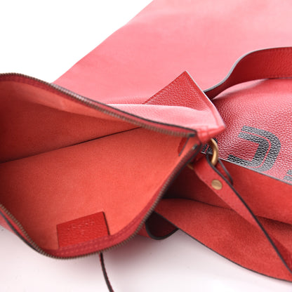 Gucci Calfskin Large Elton John Levon-Goodbye Tote Red 11 of 13