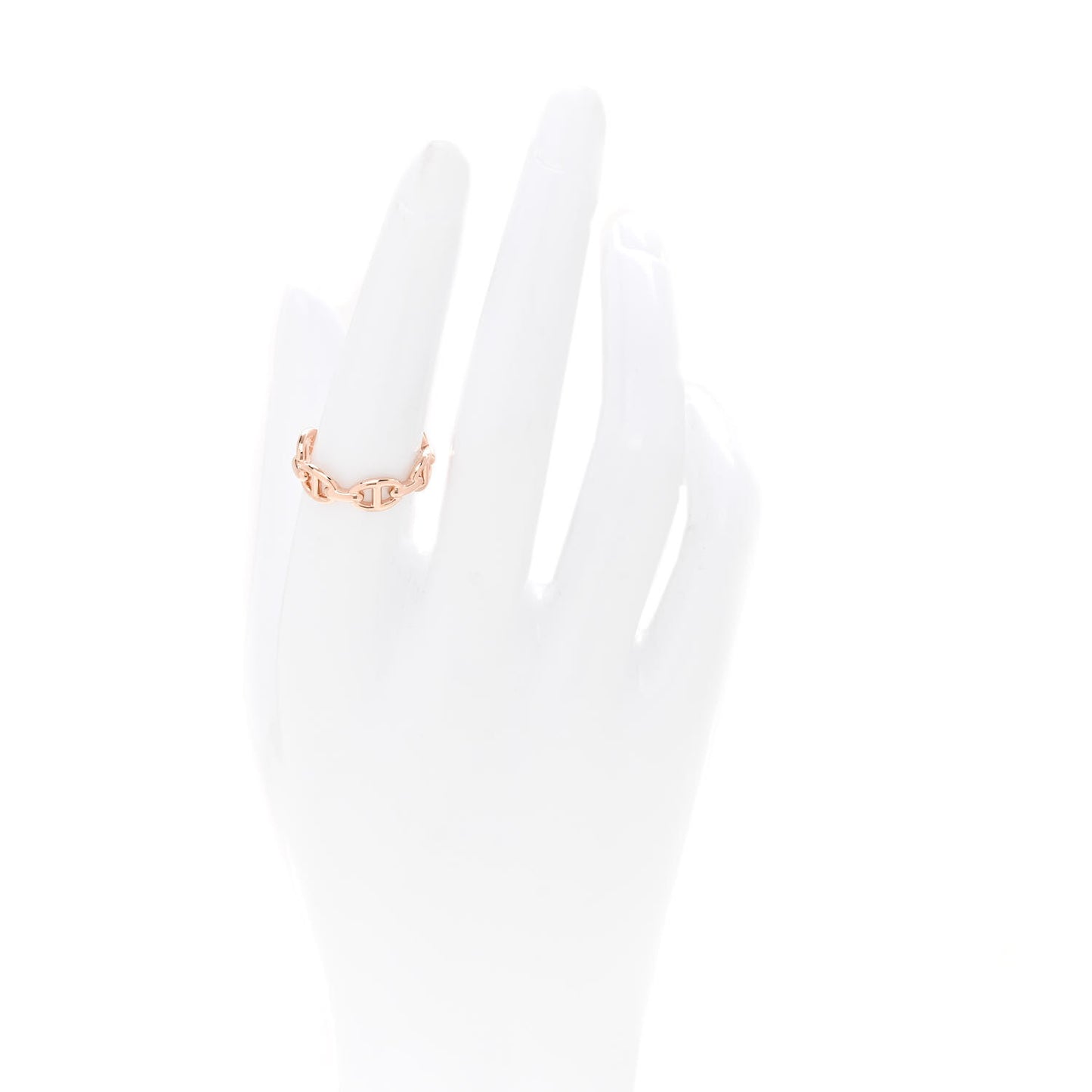 18K Rose Gold PM Chaine d'Ancre Enchainee Ring 54 7
