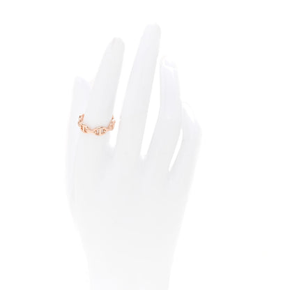 Hermes 18K Rose Gold PM Chaine d'Ancre Enchainee Ring 54 7 2 of 9