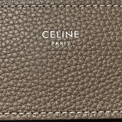 Celine Drummed Calfskin Mini Luggage Souris 6 of 9