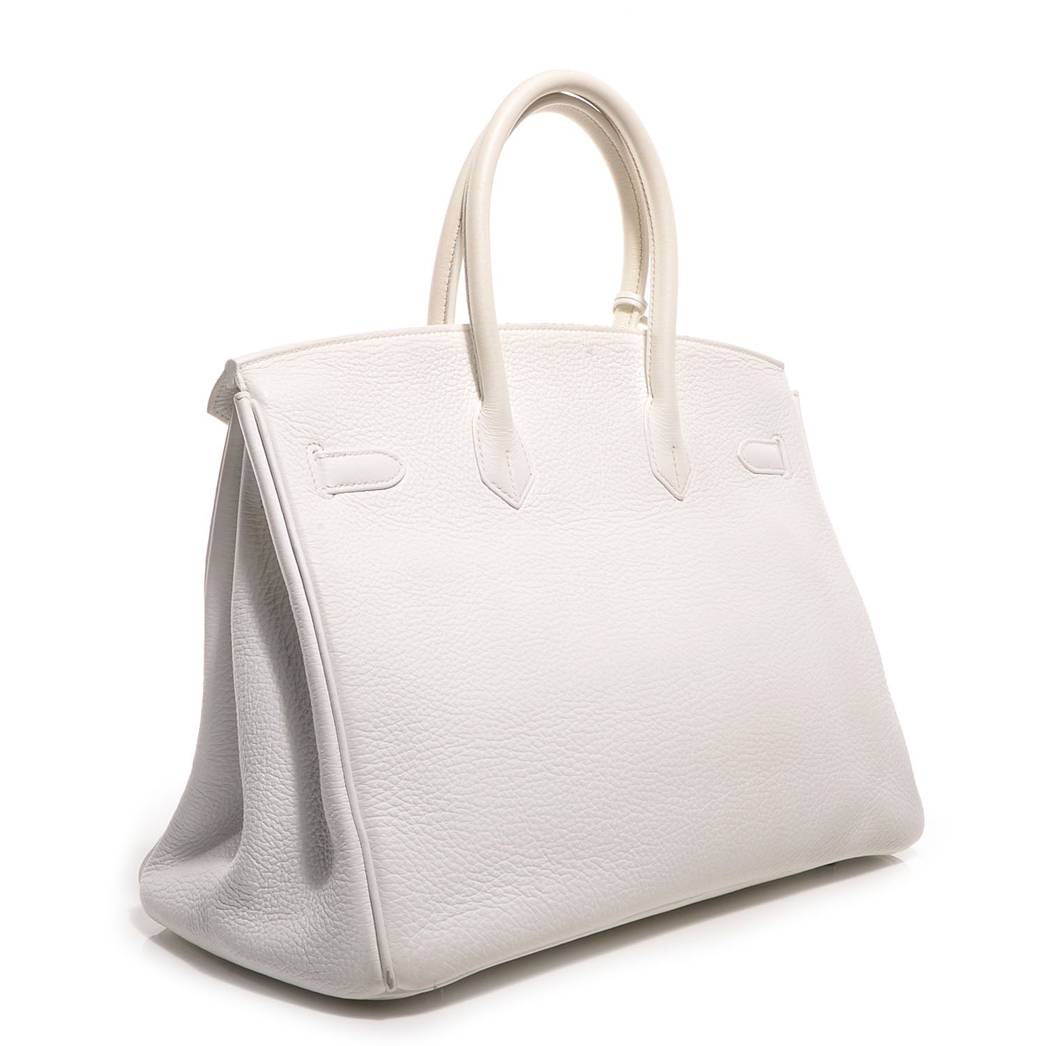 Hermes Taurillon Clemence Birkin 35 White 13 of 28