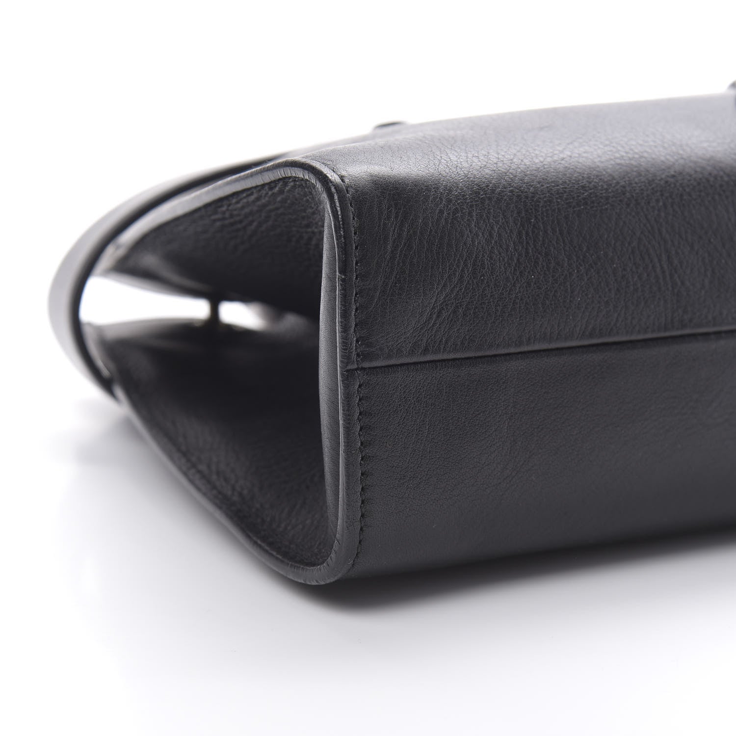 Gucci Calfskin Bamboo Handle Tote Black 9 of 11