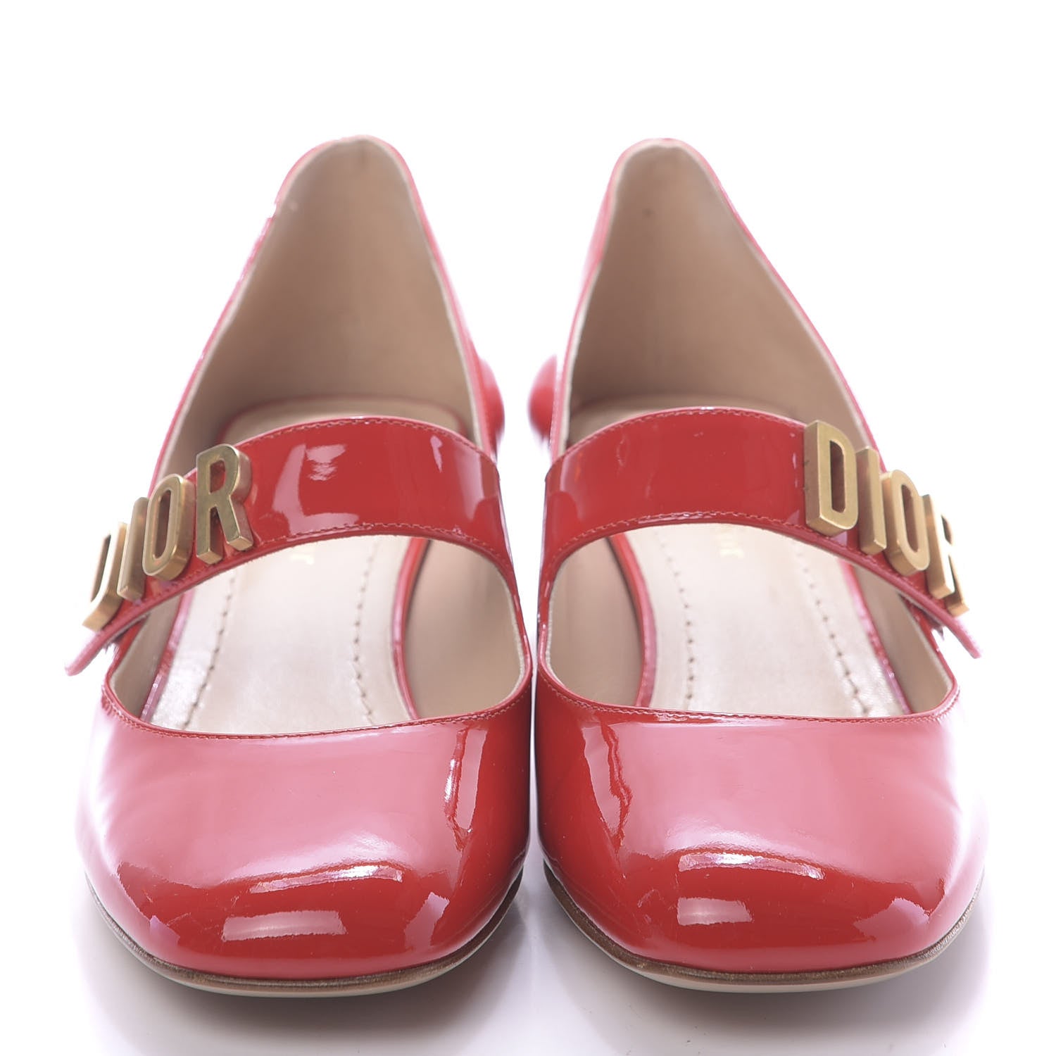 Christian Dior Patent Baby-D Ballet Pumps 36 Deep Red 2 of 11