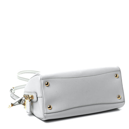 Prada Saffiano Lux Bowler Bianco 3 of 4