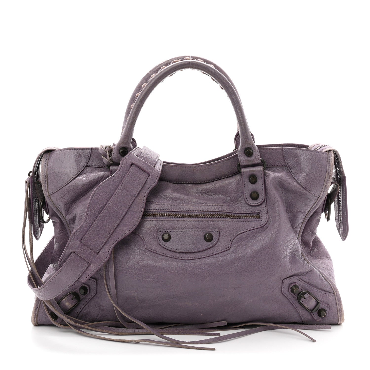 Balenciaga Agneau Classic Hardware City Glycine 1 of 11