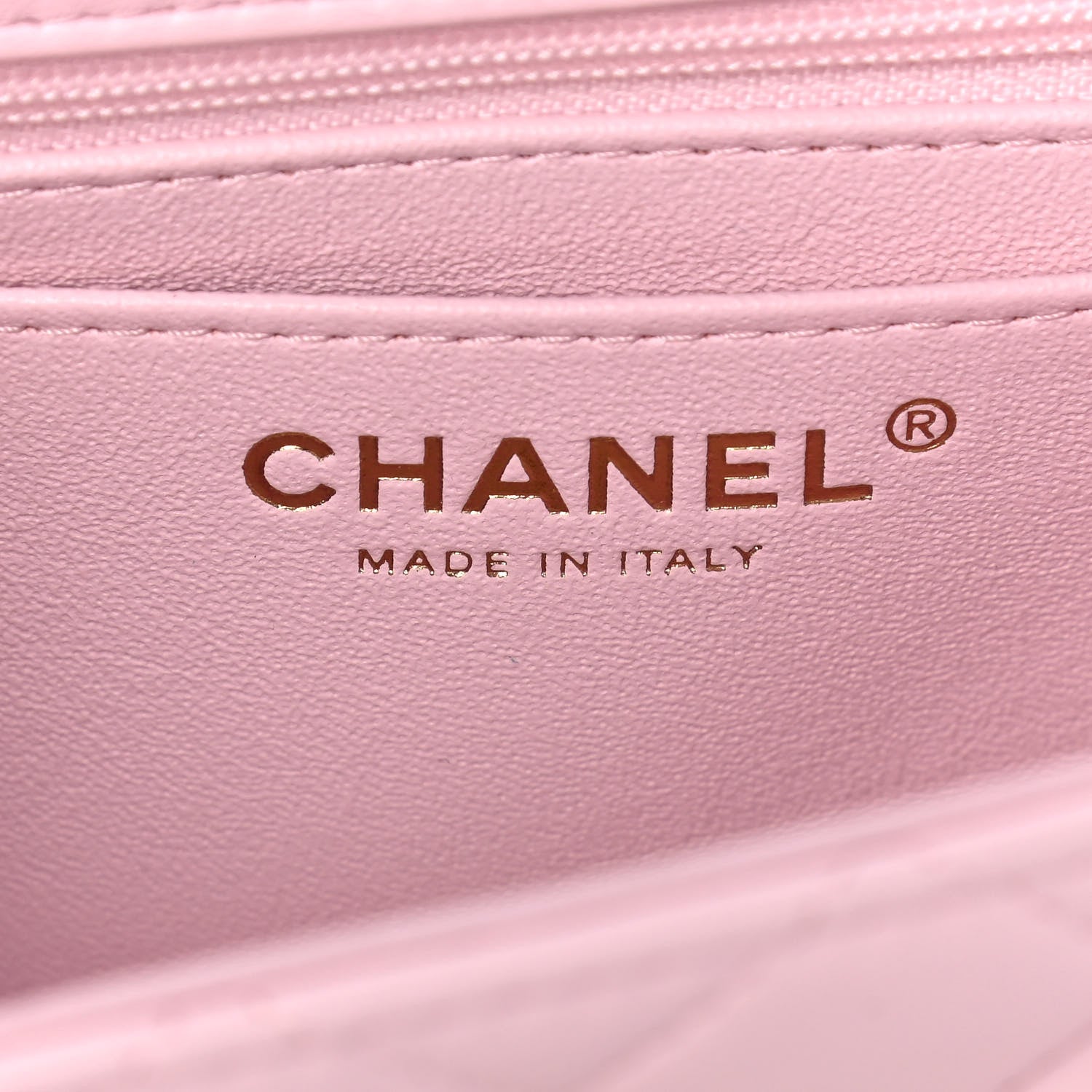 Chanel Lambskin Quilted Mini Top Handle Rectangular Flap Light Pink 6 of 14
