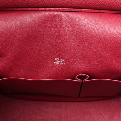 Hermes Taurillon Clemence Jypsiere 34 Rubis 6 of 17
