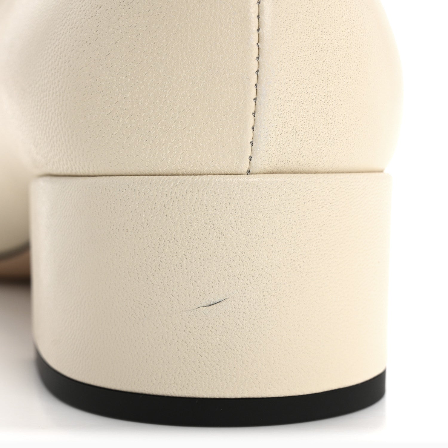 Miu Miu Nappa Mary Jane 40mm Pumps 37 Avorio Black 13 of 14