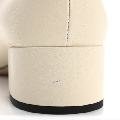 Miu Miu Nappa Mary Jane 40mm Pumps 37 Avorio Black 13 of 14