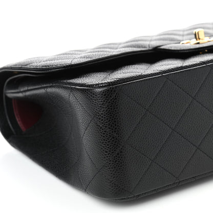 Chanel Caviar Quilted Jumbo Double Flap Black 8 of 10