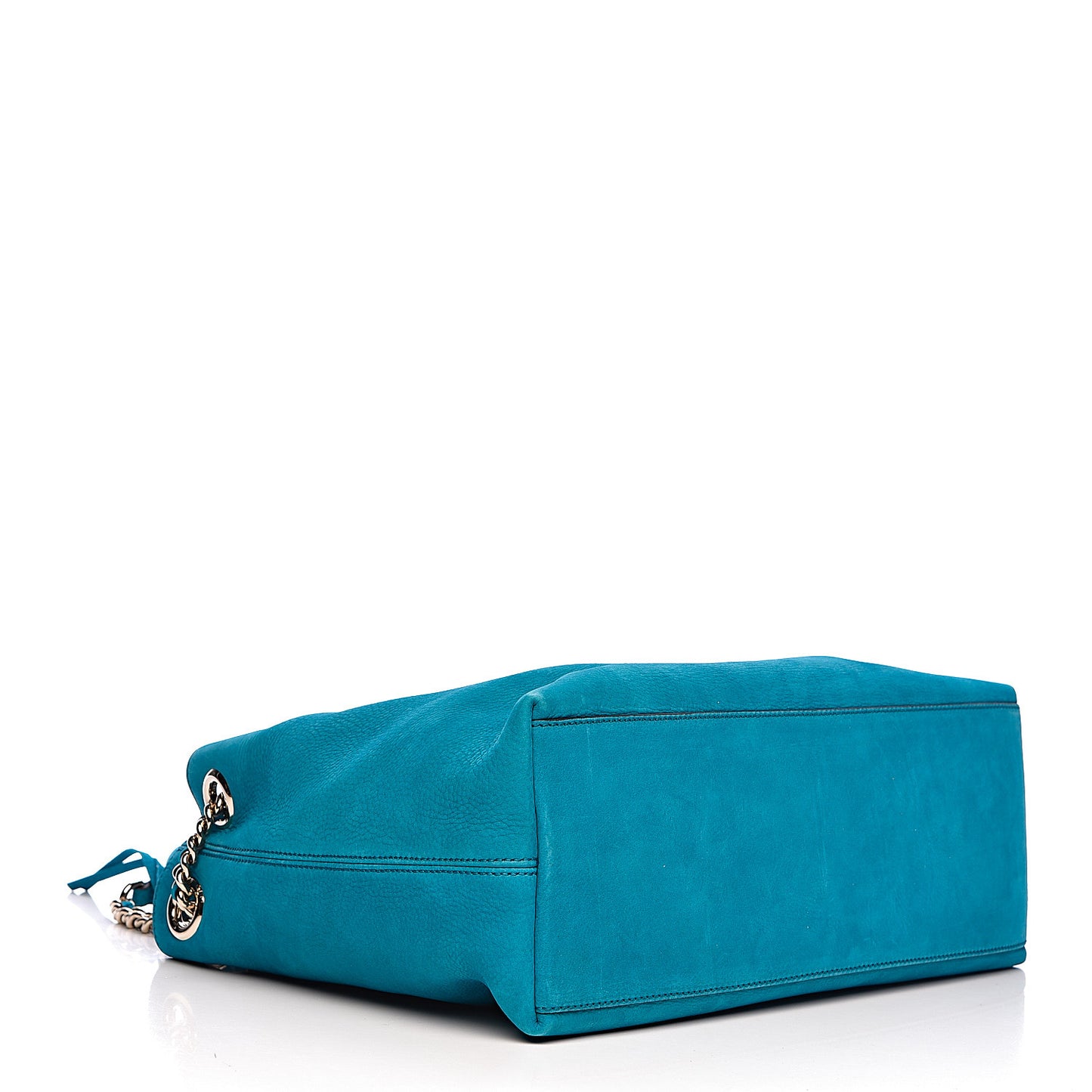 Vitello Range Medium Soho Chain Shoulder Bag Deep Cobalt