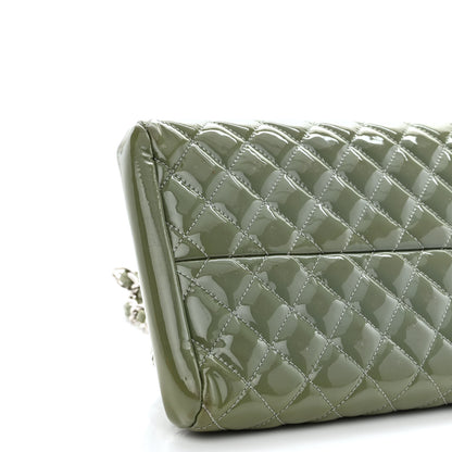 Chanel Patent Quilted Medium Just Mademoiselle Green 10 of 12