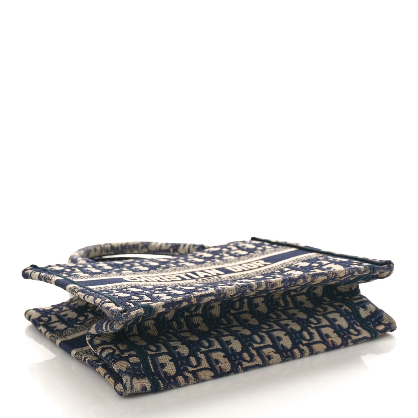 Oblique Small Book Tote Blue Multicolor