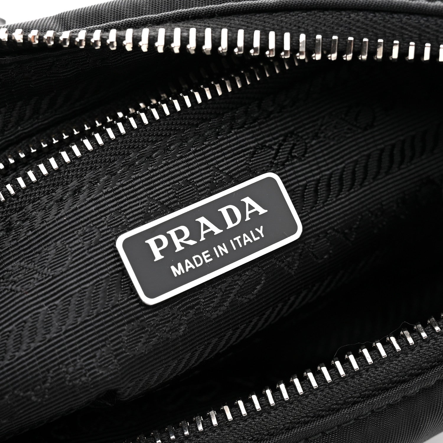 Prada Tessuto Nylon Saffiano Mini Re-Edition 2000 Bag Black 6 of 11