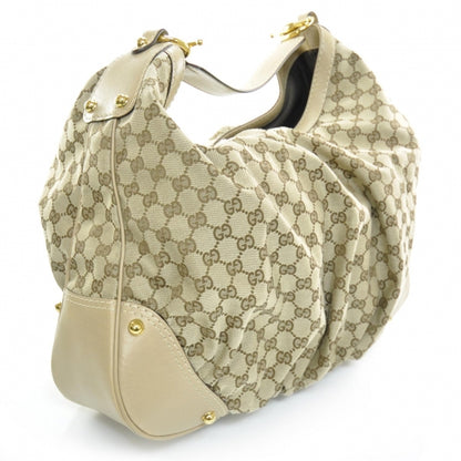 Gucci Monogram Large Jockey Hobo 3 of 9