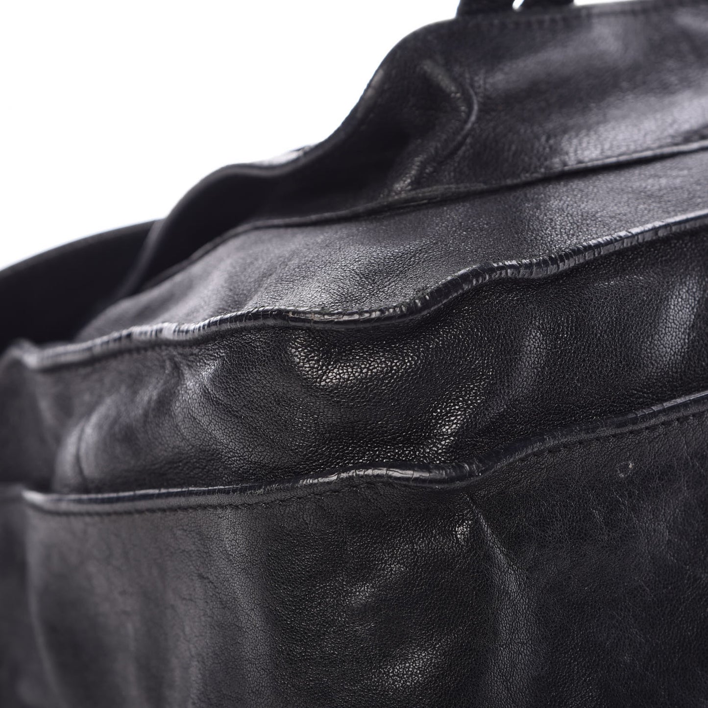 Lambskin Medium PS1 Satchel Black