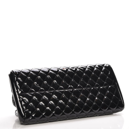 Chanel Patent Quilted Medium Just Mademoiselle Black 4 of 7