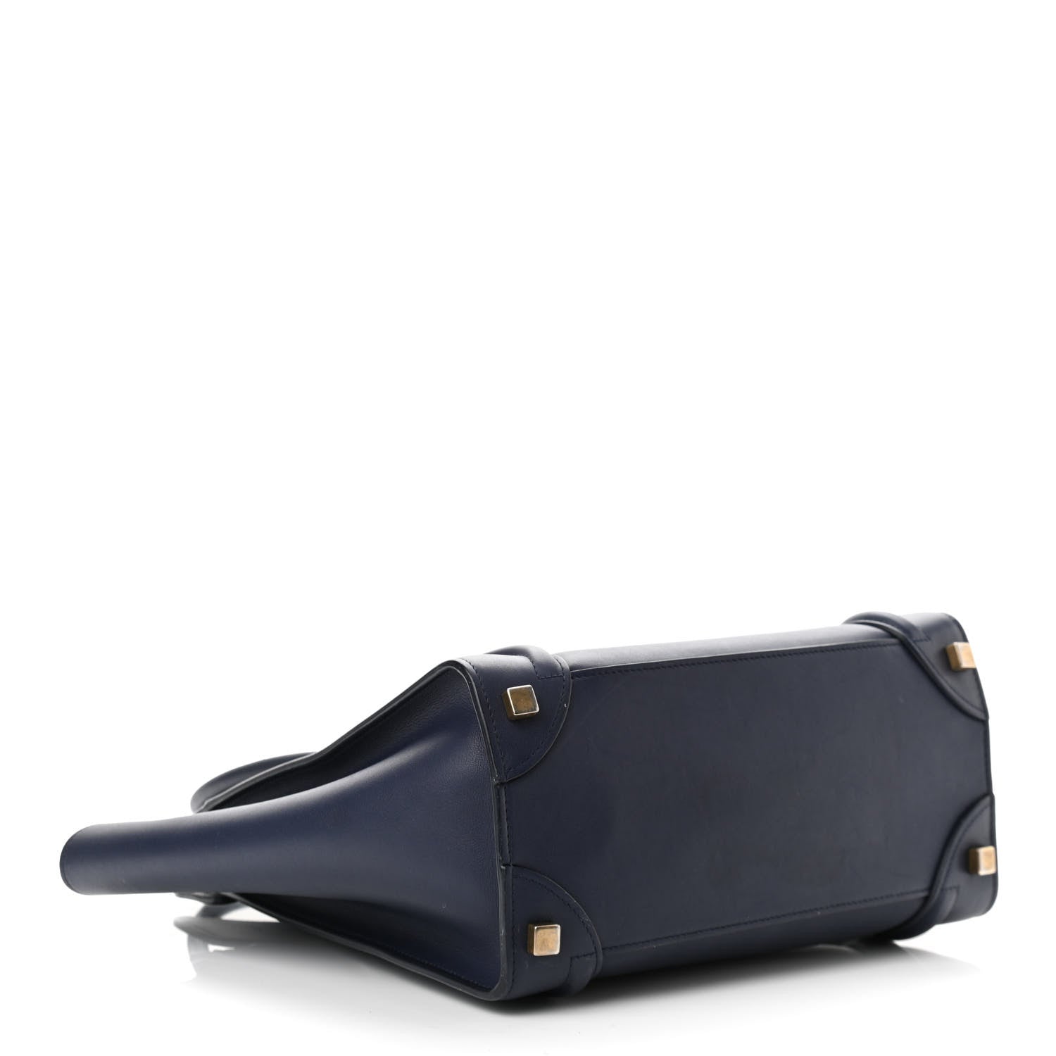 Celine Smooth Calfskin Micro Luggage Navy Blue 4 of 14