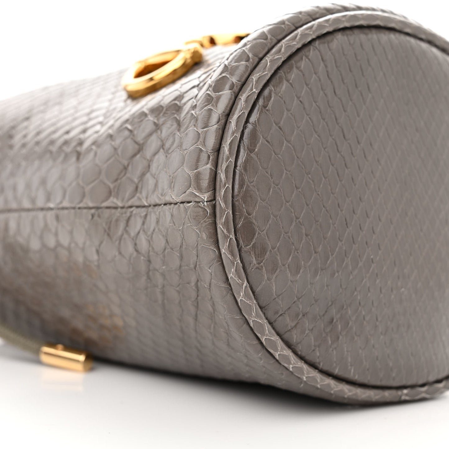 Snakeskin Mini Zumi Bucket Bag