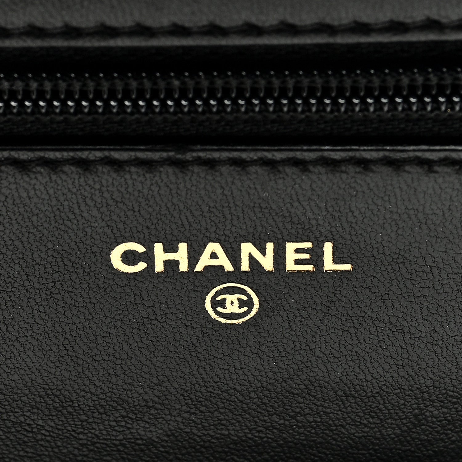 Chanel Lambskin Quilted Boy Wallet On Chain WOC Black 6 of 9