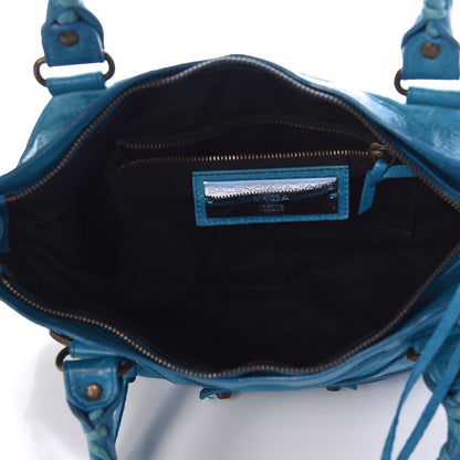 Balenciaga Chevre Classic Hardware First Turquoise 5 of 11