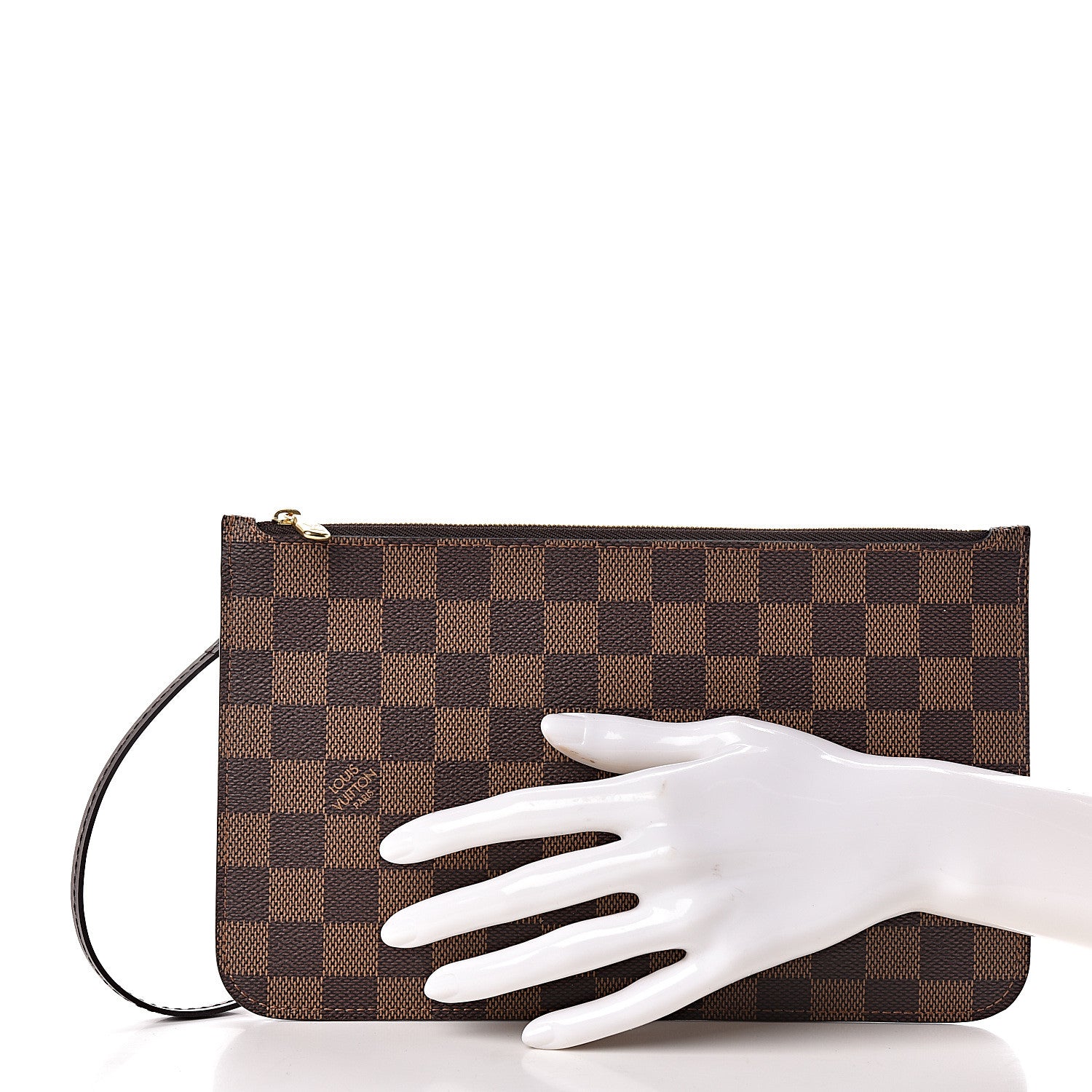 Louis Vuitton Damier Ebene Neverfull MM GM Pochette 2 of 8