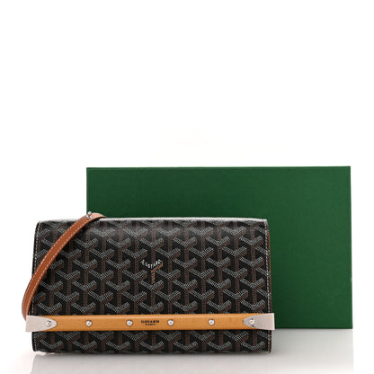 Goyard Goyardine Monte Carlo Clutch PM Black Gold 12 of 12