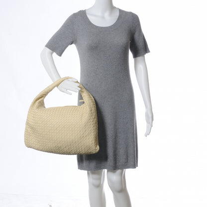 Bottega Veneta Nappa Intrecciato Large Veneta Hobo Hay 2 of 8