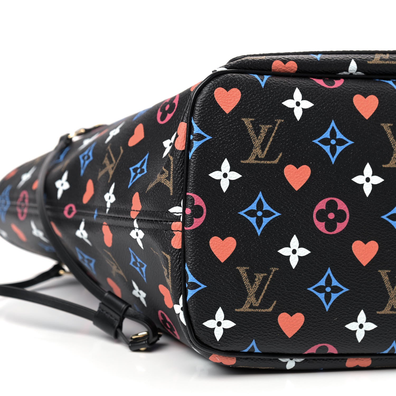 Louis Vuitton Game On Neverfull MM Black 6 of 9