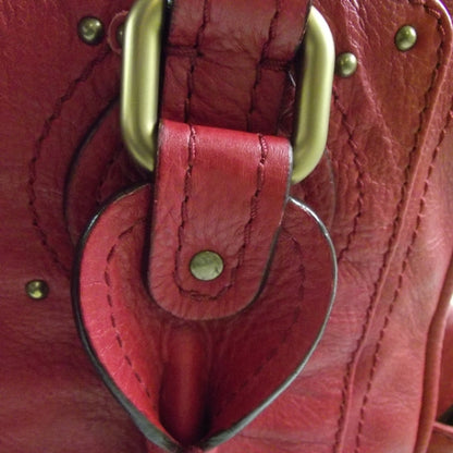 Chloe Leather Paddington Tote Red 11 of 16