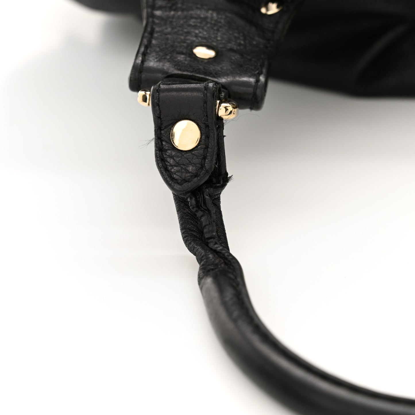 Calfskin Studded Large Pelham Tote Black