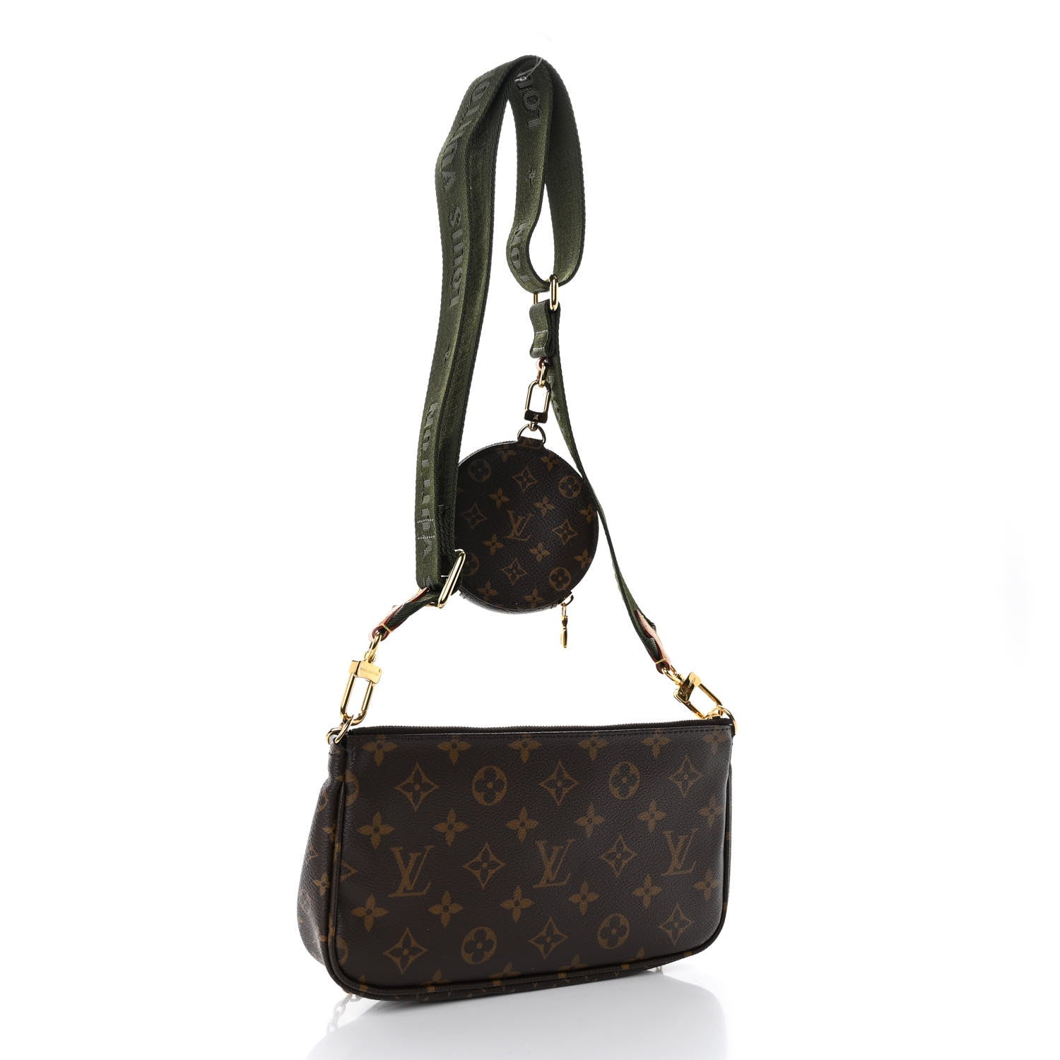 Louis Vuitton Monogram Multi Pochette Accessories Kaki 2 of 11