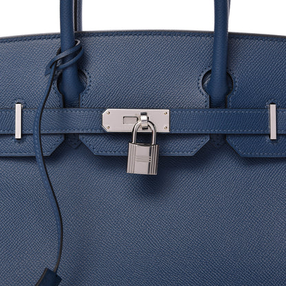 Hermes Epsom Birkin 30 Deep Bleu 34 of 35