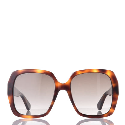 Gucci Acetate Square Frame GG0096S Sunglasses Tortoise 3 of 6