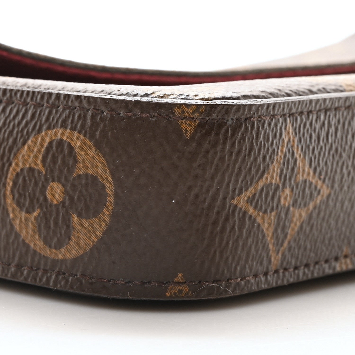 Louis Vuitton Monogram Pochette Felicie Chain Wallet Fuchsia 8 of 9