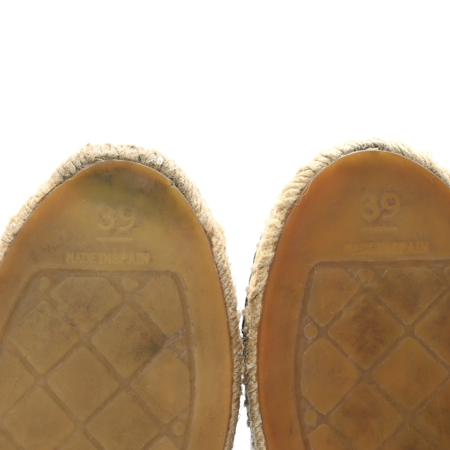 Lambskin CC Espadrilles 39 Black