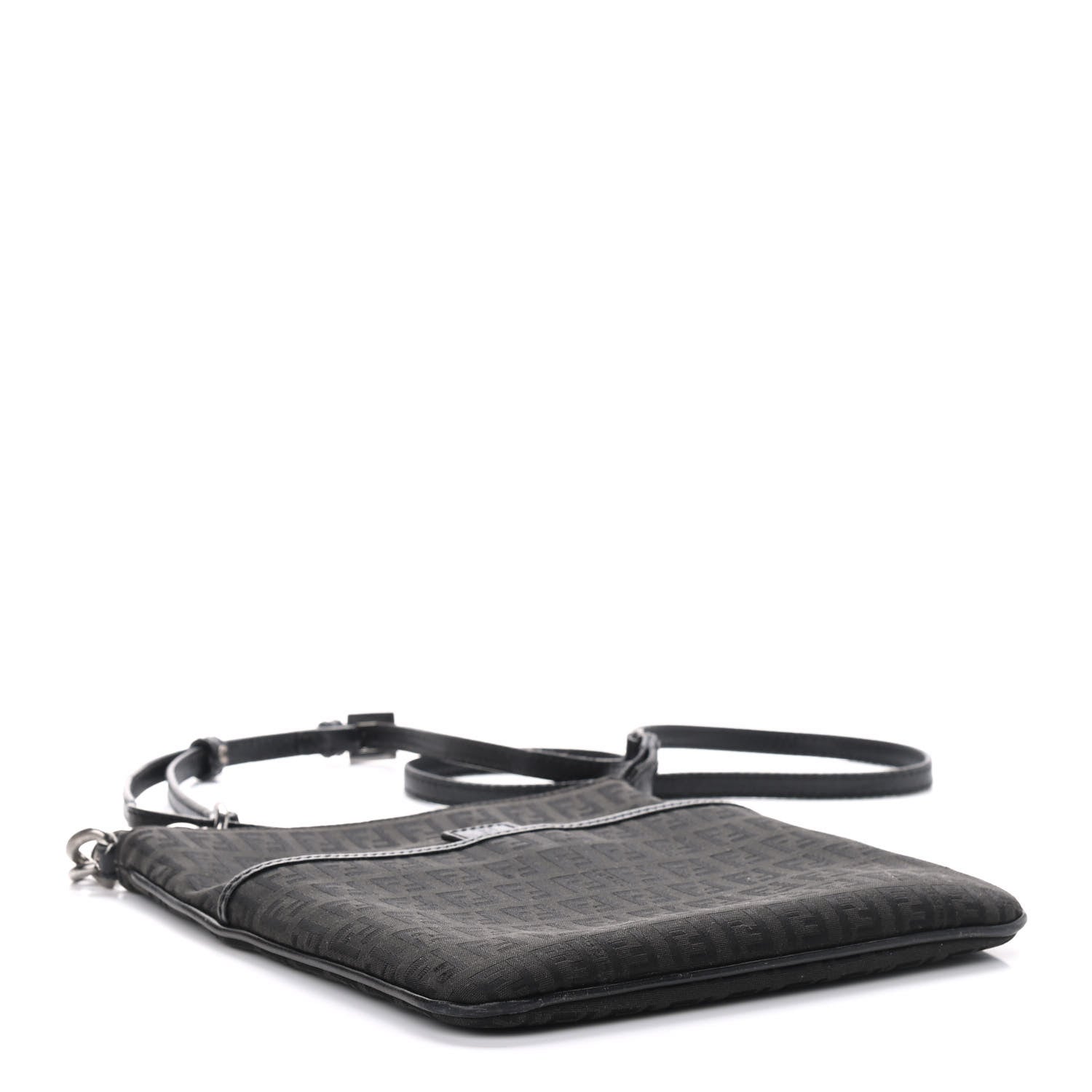 Fendi Zucchino Vitello Small Crossbody Black 4 of 10