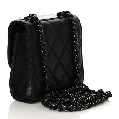 Chanel Lambskin Quilted Mini Trendy CC Chain Wallet So Black 2 of 10