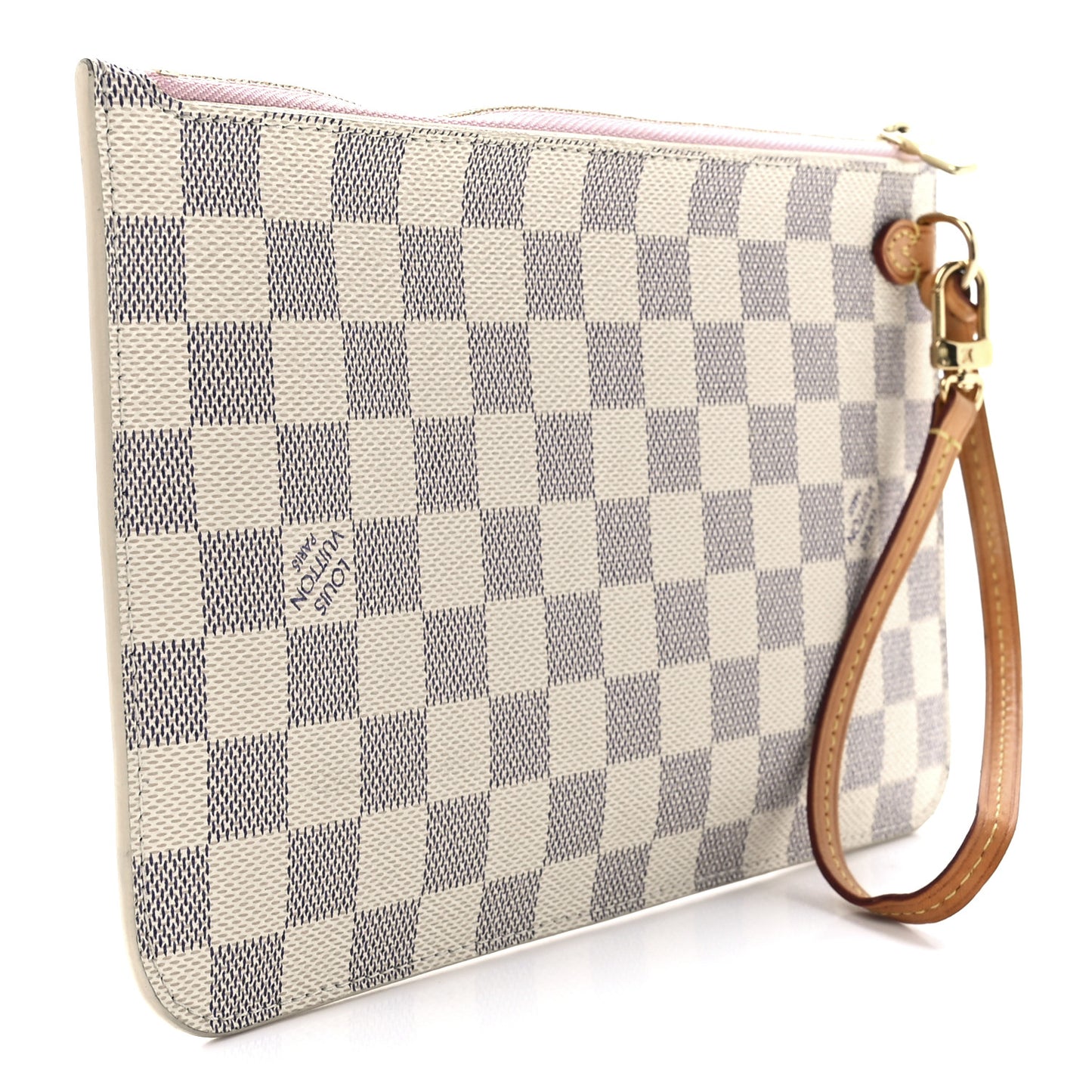 Damier Azur Neverfull MM GM Pochette Rose Ballerine