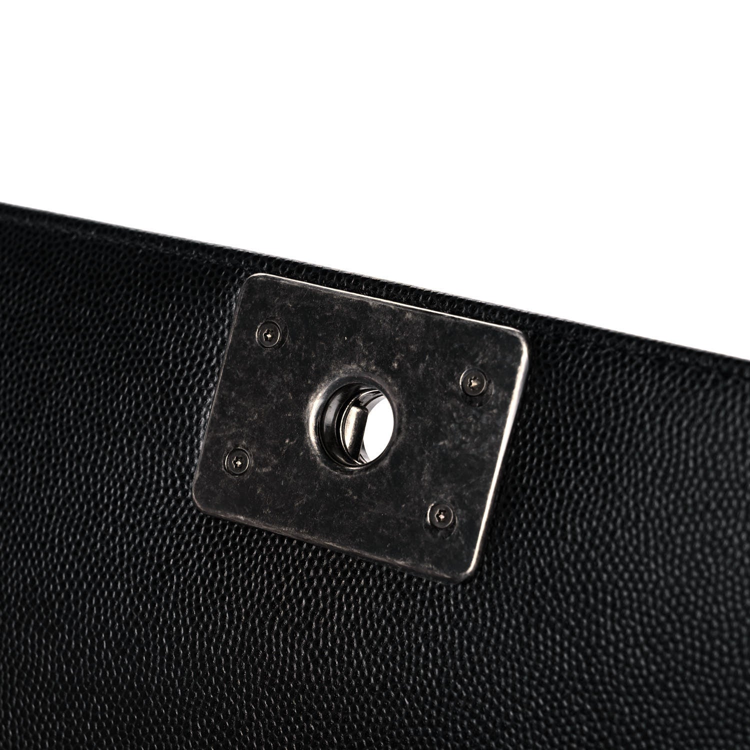 Chanel Caviar Quilted Medium Boy Flap Black 11 of 12