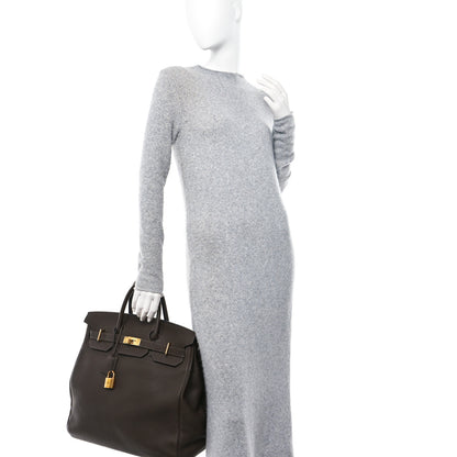 Hermes Togo HAC Birkin 40 Chocolate 2 of 13
