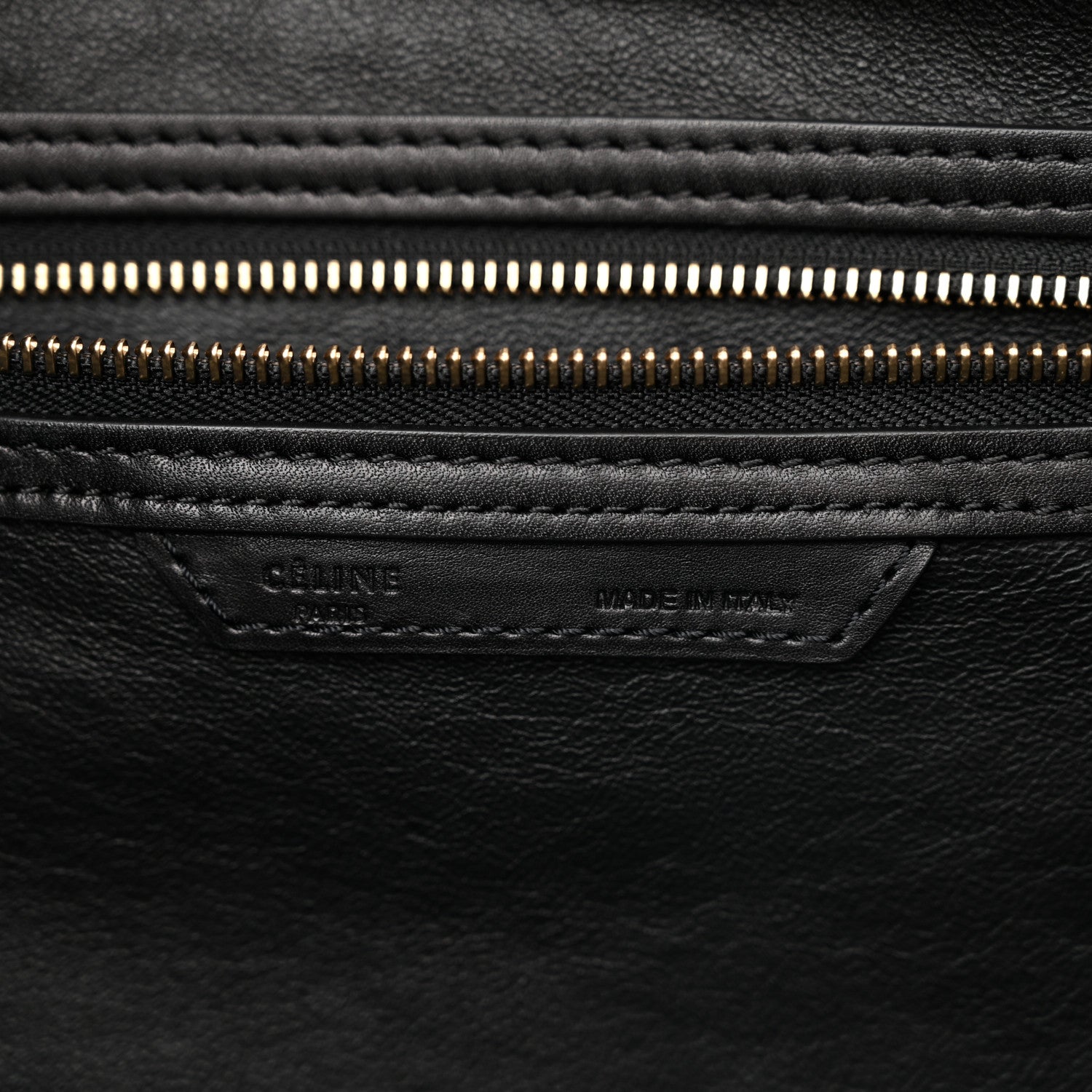 Celine Satin Calfskin Suede Micro Tri-Color Luggage Almond 7 of 13